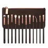 Pędzle do makijażu 12PCS Rose Golden Complete Precision Makeup Smures z cieniem do powiek do krewowania oczu pędzle 231031