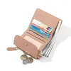 Wallets PU Leather Women Small Wallet Mini Lady Coin Purse Pocket Simplicity Female Short Girl Brand Designer