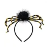 Party Supplies Adult Kids Spooky Spiders Shape Headband Woman Spa Hair Hoop Makeup Halloween Taking Pos Christmas Headpiece
