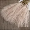 Decorative Flowers Wreaths Decorative Flowers 10Pcs Faux Pampas Grass Decor Flower Arrangement Art Vase Filler Artificial Pompous We Dhq4V