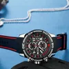 Orologi da polso MEGIR Orologi sportivi casual da uomo Top Orologio da uomo in pelle militare Orologio da polso cronografo moda