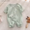 Jumpsuits Spring Autumn Newborn Baby Girl Boy Romper Cotton Soft Solid Soft Infant Jumpsuit with Wing Casual Clothes for Girls Boy 0-6ML231101