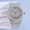 AP Handmade Diamonds Watch Mens Automatic Mechanical Designer Watches 42 mm avec acier tassé en diamant 904L Sapphire Femmes de bracelet Montre de Luxe