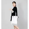 Bolsas de noche 2023 Moda DuPont Bolsa de papel Protección del medio ambiente Bolso de mujer Cubo coreano Cordón Luz Hombro Japón