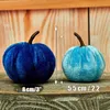 Decorative Flowers Mini Artificial Flannel Pumpkin Decor Simulation Colorful Cloth Ghost Festival Halloween Party Thanksgiving Day