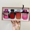 HOT Girl Women Fragrance High Quality Cologne Secret Perfume Fragranc 30ml 4pcs 3pcs Bombshell Summer Long Lasting Smell Lady VS Parfum Pink Bottle Cologne Gift Box