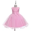 Mädchen Kleider Mädchen Prinzessin Kleid Elegante Kinder Für Kostüm Bogen Stickerei Kinder Party Hochzeit Kleid Säuglings Kleidung