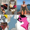 2023 Designer Bikini Fashion Dames Swimwear Girls Badenpak Zomerzwempak Beach Bikini's Set Letter Patroon Women Bodysuit Swimsuit Designer Swimsuit