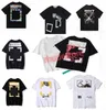 OffS Men's T-shirts Offs White Tees Arrow Summer Finger Loose Casual Short Sleeve T-shirt for Men and Women Printed Letter x on the Back Print Oversize White