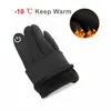 Cinco dedos Guantes impermeables Ciclismo Invierno Pantalla táctil Bicicleta Scooter al aire libre A prueba de viento Montar motocicleta Esquí Bicicleta caliente 231101