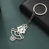 Keychains CoolTime Cool Billot Girl Girl Women Aço inoxidável Corrente de aço -chave atacadista Chavejante Judeu Jewlery