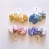 Hair Accessories Children's Four Seasons Floral Bow Styling Bands Girls Stuffed Cotton Flowers Doodle Headband