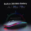 Mice Wireless Mouse Bluetooth RGB Charging Mouse Wireless Computer Mouse Silent Mouse LED Backlight Ergonomic Game Mouse 231101