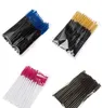 50PCS/pack Eyelash Comb Disposable Colorful Mascara Wands Extension Tools Brush Eyebrow Brush Beauty Tools Free shipping