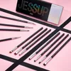 Makeup Brushes Jessup Eyeliner Brushes set 11pcs Pro Eyeliner Brushes Tapered Angled Flat Ultra Fine Precision Eye Makeup brushes set T324 231031