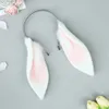 Ani Anime Girl Cotton Candy Dropped Ear Rabbit Headband Bunny Plush Animal Ears Headwear Cosplay cosplay