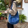 Sacos de noite Mulheres Casual Bolsa de Ombro Dobrável Denim Satchel Multifuncional Alças Ajustáveis Senhoras Meninas Na Moda