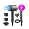 Hair dryer Supersonic anion professional salon hairdressing 5 in 1 rotary connected nozzle traveler home hot and cold constant temperature high speed hair dryer