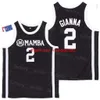 Film High School Basketball Daughter 2 Gigi Gianna Jersey Maria Onore Bryant Hip Hop Pure Cotton Bowable Vintage All Stictheed Black White Grey Color