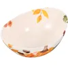 Servis uppsättningar Bowl Restaurant Fall Decor Tabellery Dessert Serving Ceramic Salad Bowls Ceramics Home Kitchen Fruit