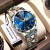 Outros relógios moda masculina tendência quartzo relógio de pulso original impermeável relógio de aço inoxidável para homem data semana 2023 venda superior 231101