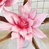 Decorative Flowers Opening Anniversary Flower PE Foam Magnolia Branch Artificial Wreath Birthday Event Setting Backdrop Window Show Display