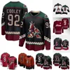 92 Logan Cooley Coyotes Hockey Jersey Clayton Keller Shane Doan Juuso Valimaki Sean Durzi Travis Dermott Matt Dumba Lawson Crouse Connor Ingram Arizona Maillots