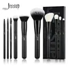 Makeup Brushes Jessup 10st Makeup Brushes Set Natural Synthetic Powder Foundation Eyeshadow Eyeliner Spoolie Brush Blush Eyebrow Broach T323 231031