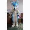 New Furry Furry Husky Dog Mascot Costumes Christmas Fancy Party Dress Personaggio dei cartoni animati Outfit Suit Adulti Taglia Carnevale Pasqua Pubblicità