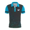 Polos masculinos tênis de mesa camiseta das mulheres dos homens 2023 est secagem rápida t camisas unisex verão atlético polo pescoço topo t camisa esportiva casual