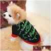 Vêtements de chien Vêtements de chien Costume de Noël Vêtements pour animaux de compagnie pour chemise Vêtements de Noël mignons Chiot Kitty Chiens Animaux Chihuahua York Drop Livraison Dhmdi