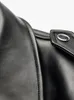 Jaqueta masculina de couro falso mauroicardi primavera outono curto cabido legal preto couro falso motociclista jaqueta masculina zíper manga comprida plus size roupas 4xl 5xl 231031