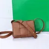 Wysokiej jakości torba crossbody skórzana moda moda spleciona kwadratowa torba warta torba na zakupy