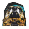 Bérets Animal Sacré Bonnet Chapeaux Suricate Tricot Chapeau Gym Tête Wrap Hommes Femmes Casquettes Automne Hiver Imprimé Y2K Cool Bonnet Cadeau