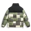 Pelliccia da uomo finta inverno addensato caldo plaid Parka colore abbinato antivento cappotto allentato casual coppia moda di strada cappotti Harajuku Chaqueta 231101