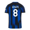 Qqq8 Inter O Soccer Jerseys 23 24 Maglia Nerazzurri Lukaku Lautaro Chemises de football Kit enfants Version joueur Barella Bastoni Calhanoglu