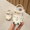 Sandals Summer Baby Sandals Girls Soft Bottom Sweet Children Shoes White Pink Little Kids Anti Kick Beach Sandals Toddler Shoes CSH1018 230331