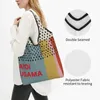 Сумки для покупок с модным принтом Yayoi Kusama Infinity Dots Tote Bag Портативная сумка-шоппер на плечо