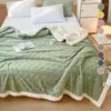 Blankets Thickened Imitation Cashmere Throw Blanket Double Layer Soft Plush Fluffy Warm Cozy Reversible ForCouch Bed Sofa