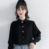 Women's Blouses Fat Sister Ladies College Style Long-sleeved Shirt Niche Loose And Thin Blouse Spring Plus Size