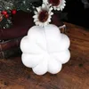 Kwiaty dekoracyjne para mujer wnętrza biała symulacja dyni for fałszywa mini -jesienna dekoracja