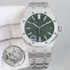 Смотреть высококачественные APS Luxury Mens Watch AP Авто -наручные часы Menwatch с коробкой JJOC Superb Qualks Swiss Mechanical Mechany Uhr Back Transparent Rubber Strap Mnnyn