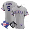 53 Adolis Garcia Texas 2023 World Series Baseball Ranger Jersey Corey Seager Max Scherzer Taylor Hearn Nathan Eovaldi Andrew Heaney Jose Leclerc Martin Perez