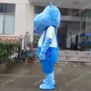 Christmas Blue Hippo Mascot Costumes Halloween Fancy Party Dress Unisex Cartoon Character Carnival Xmas Advertising Party Outdoor Outfit