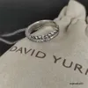 Dy Twisted Vintage Band 디자이너 결혼 반지를위한 결혼 반지 선물 다이아몬드 925 Sterling Silver Dy Ring Men 개인화 된 패션 14K Gold Plating Engagement Jewelry