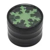 2023 Smoking Pipes 63mm aluminum alloy 4 layer snowflake multi-color cigarette grinder smoker shredder grinder