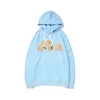 Felpa con cappuccio firmata Uomo Orso bruno Pullover da donna Felpa con cappuccio Felpa con stampa monogramma Pullover a maniche lunghe girocollo maglione ampio con cappuccio Street wear taglia S-XL