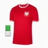 qqq8 Pologne 2022 Lewandowski Soccer Jersey Home Away Polonia 2023 Grosicki Piszczek Milik Maillot de football polonais Uniforme 22 23 Femmes