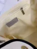 różowa torba na ramię górna torba designerska torba cc płótno perła duża torebka plażowa z paskiem łańcuchowym portfel zakupowy projektantka torebka 52 cm