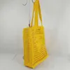 Novo estilo designer de bolsas de luxo Raffia palha verão masculino feminino saco de praia bolsa de bolsa de bolsa de bolsa de bolsa de transferência de viagem